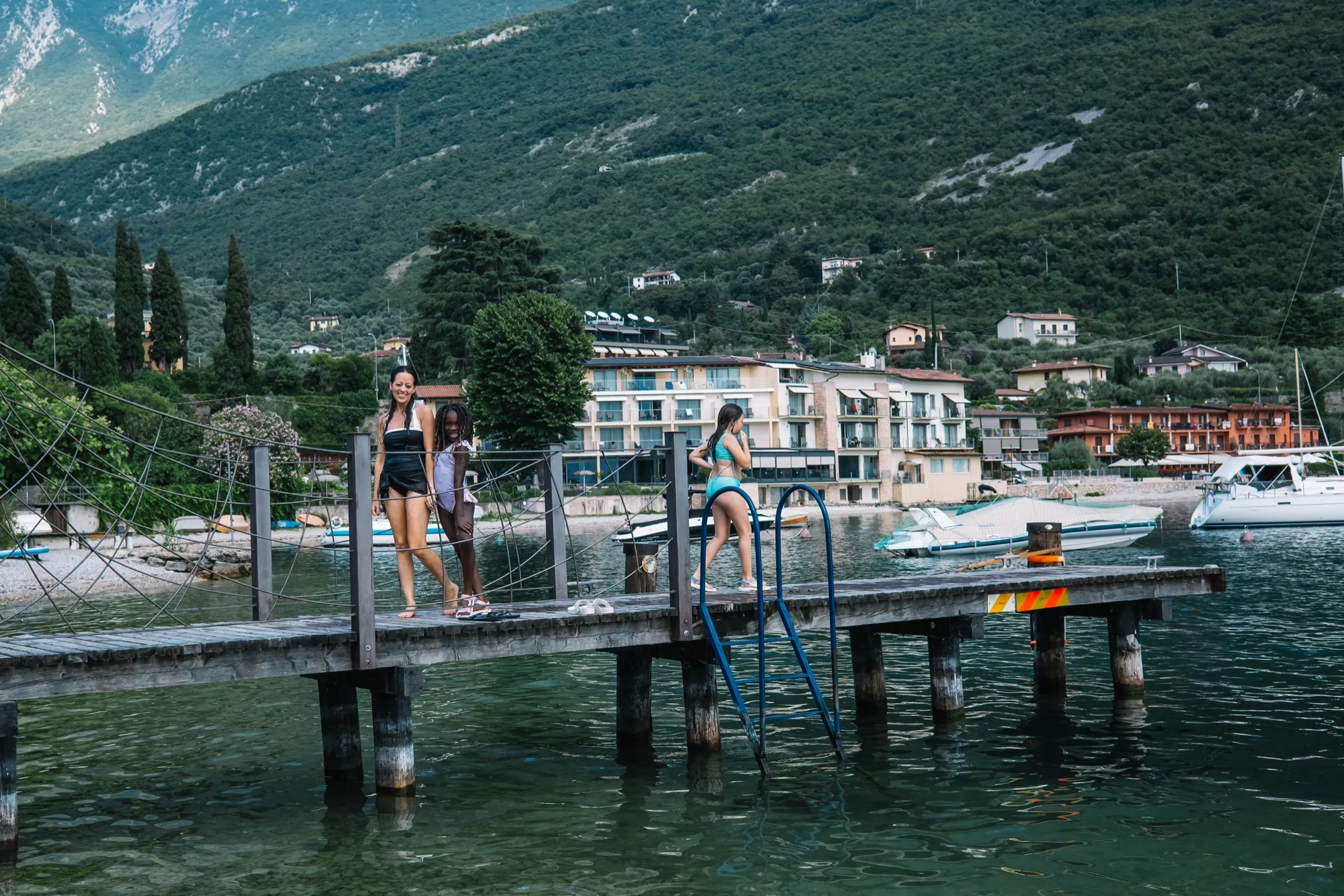 The harbor at Lake Garda