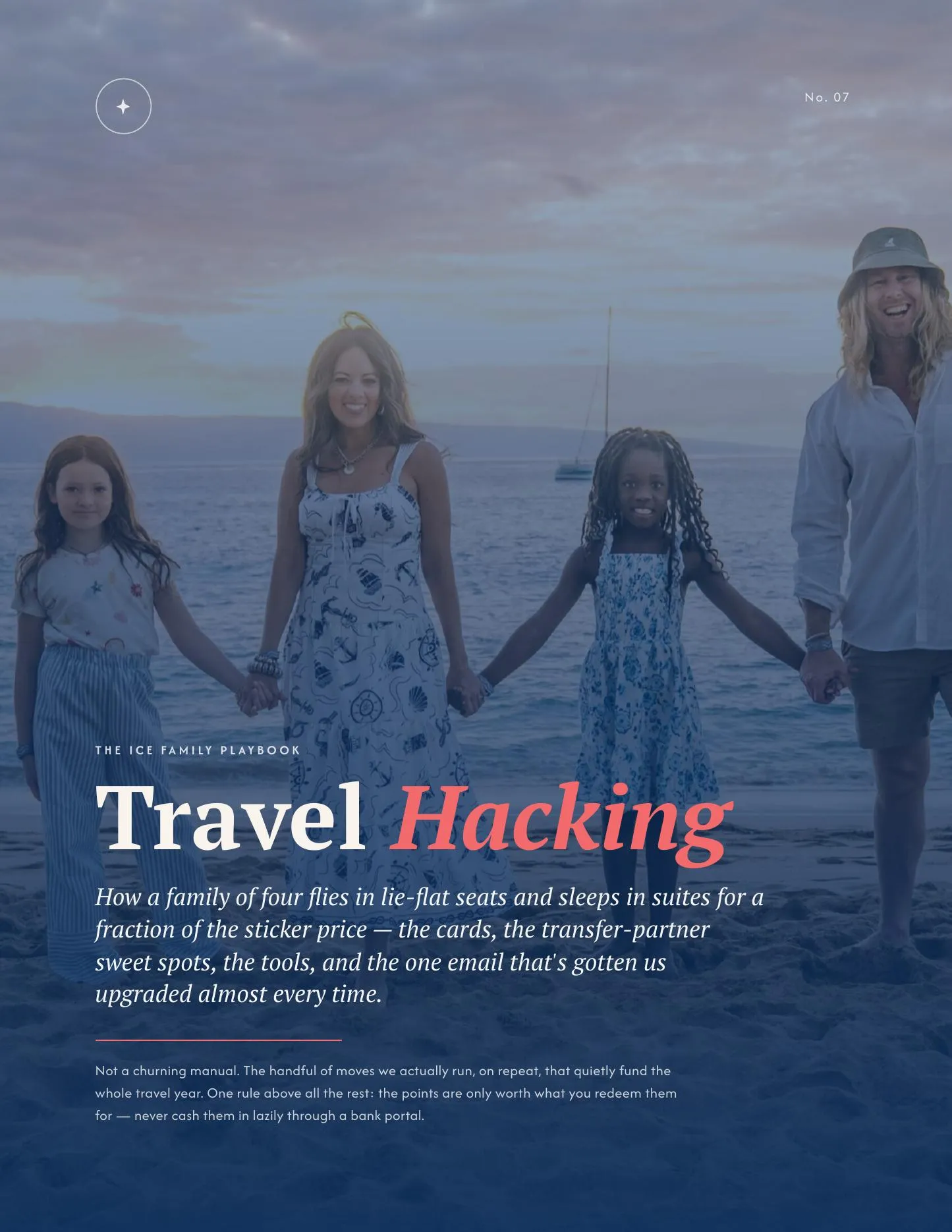 The Ice Travels travel-hacking guide, cover